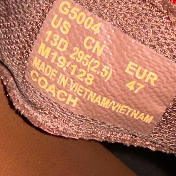 Coach signature Men's Flip Flop khaki/saddle size 13 - Picture 7 of 10